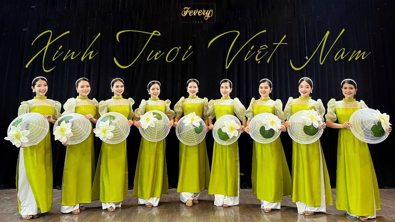 Vietnam Traditional Dance | Vietnamese Folk Dance | XINH TUOI VIET NAM