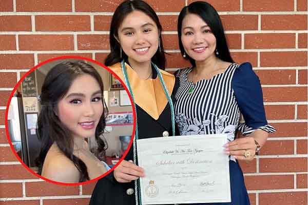 Con gái Ngọc Huyền gây sốt với nhan sắc xinh đẹp ở tuổi 18