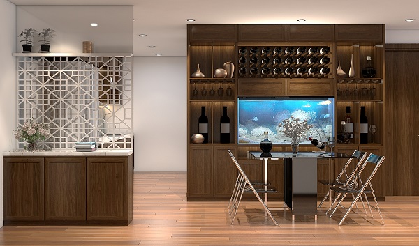 Căn hộ rộng thênh thang với lối thiết kế hiện đại “hút mọi ánh nhìn”