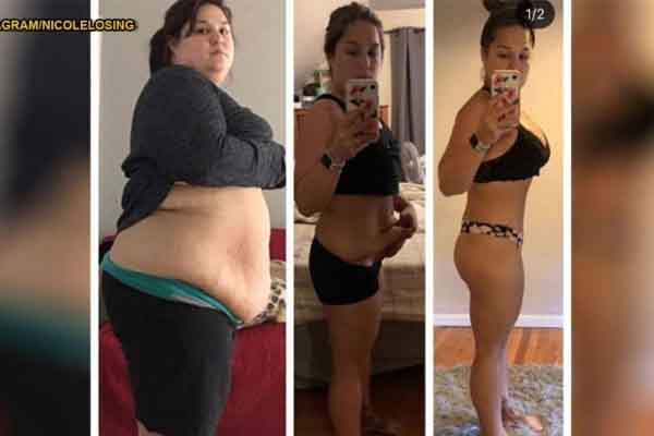 Nỗ lực giảm 57kg trong vòng 1 năm của cô gái người Mỹ