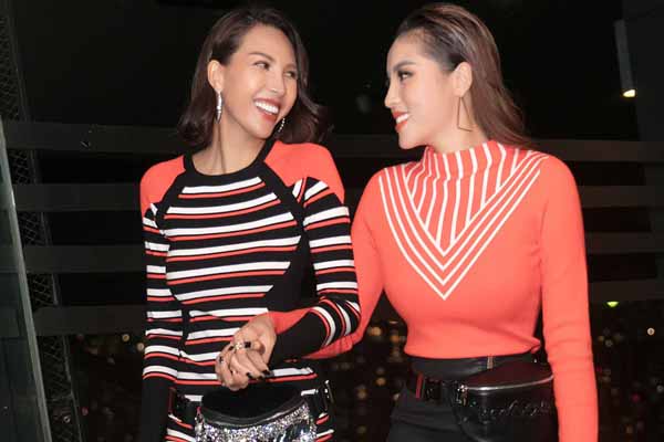 Kỳ Duyên nắm chặt tay Minh Triệu, còn kề má tình tứ