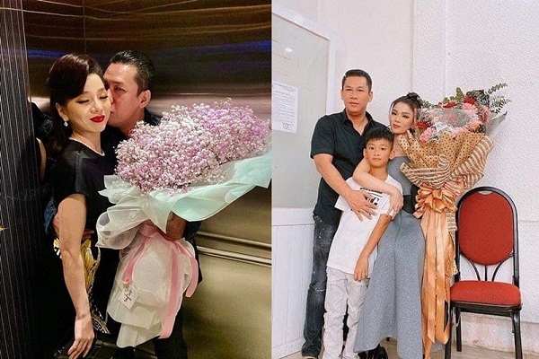 Lệ Quyên được chồng hết mực yêu thương và chiều chuộng
