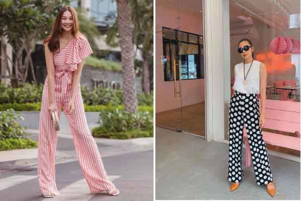 Sao Việt đang “lăng-xê” quần suông ống rộng