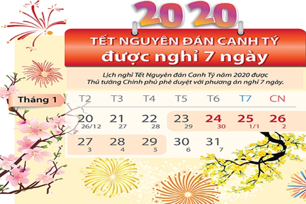 TP.HCM thông báo lịch nghỉ Tết chính thức