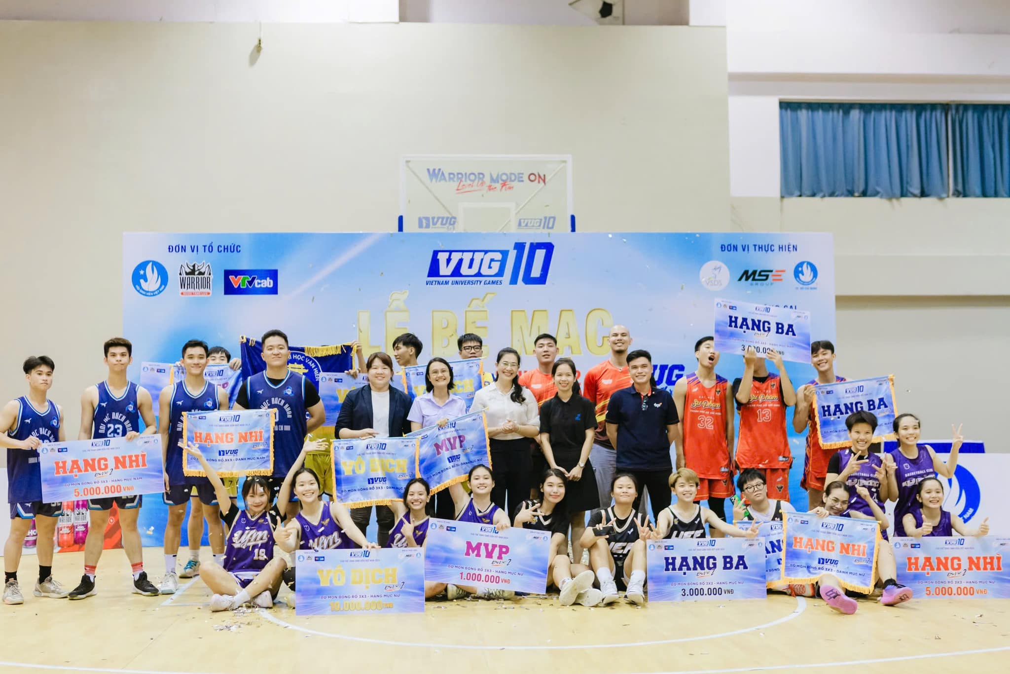 VUG khu vực 2: ĐH Văn Hiến và ĐH Tài chính – Marketing vô địch bóng rổ 3×3