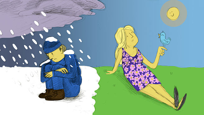 Tâm trạng buồn bã khi giao mùa: Dấu hiệu trầm cảm theo mùa bạn cần biết