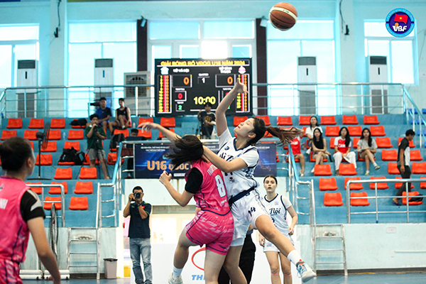 Tuyển nữ TP.HCM gặp Hà Nội tại trận chung kết Giải bóng rổ U.16 quốc gia