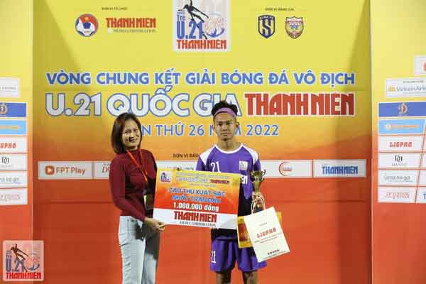 Bùi Vĩ Hào lập hat-trick, ẵm trọn cú đúp giải thưởng trong trận Bình Dương – Khánh Hòa tại VCK U.21 Quốc gia Thanh Niên