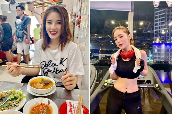 Kỳ Duyên chứng minh đang giảm cân bằng kiêng tinh bột