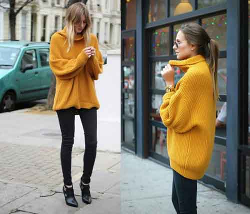 Tết này phải diện váy áo màu vàng mù tạt