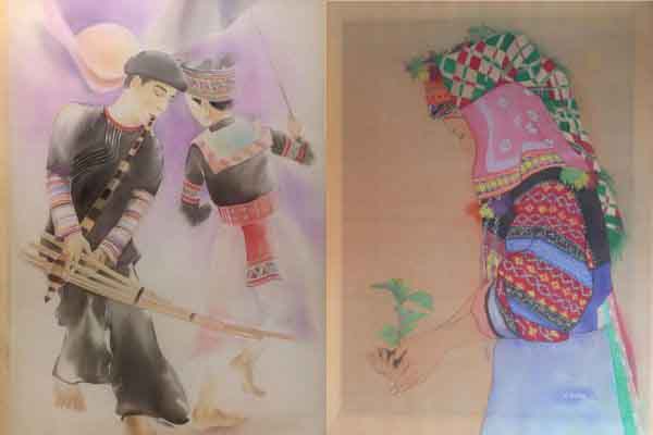 Hương lụa tháng 6: chiêm ngưỡng vẻ đẹp tranh lụa giữa lòng Hà Nội