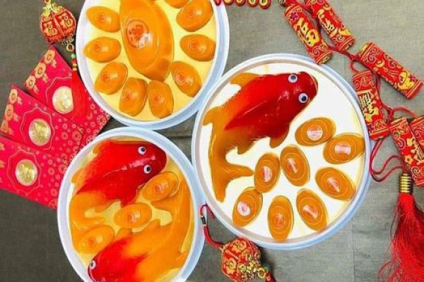 Tự làm Cá chép thạch 3D cúng ông Táo