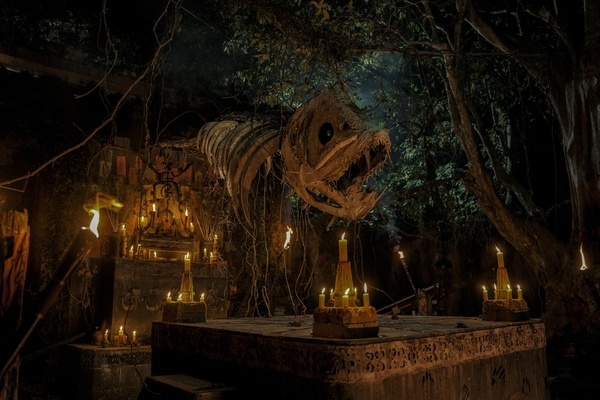 ‘Đảo độc đắc – Tử mẫu Thiên linh cái’ ghê rợn từ những hình ảnh hậu trường