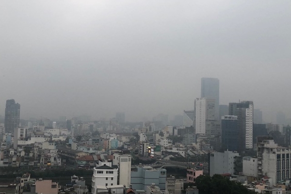 Chỉ số chất lượng không khí ở TP.HCM rơi vào mức xấu