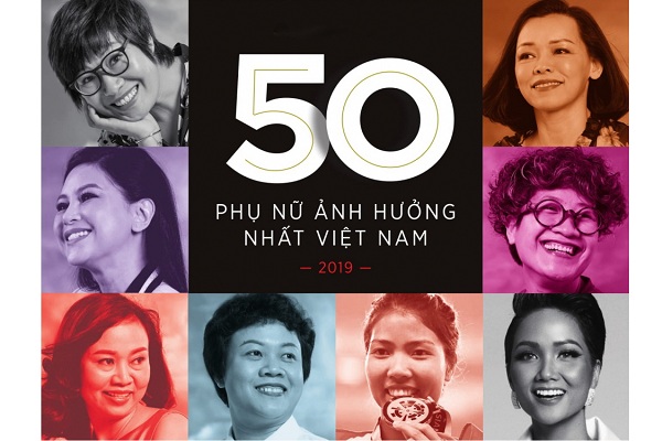 50 phụ nữ ảnh hưởng nhất Việt Nam năm 2019