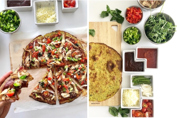 Công thức ăn kiêng từ pizza khoai lang thú vị của Lilly Nguyễn