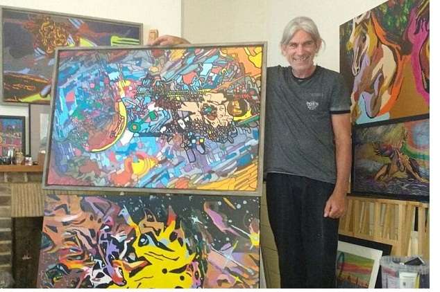 Sau đột quỵ, người đàn ông này trở thành họa sĩ