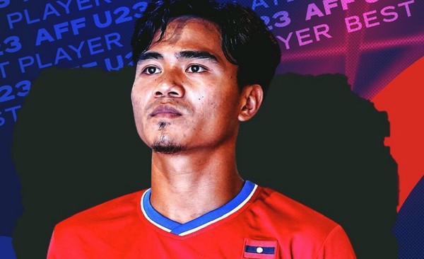 Thủ quân U.23 Lào bất ngờ đoạt giải cầu thủ xuất sắc nhất U.23 Đông Nam Á