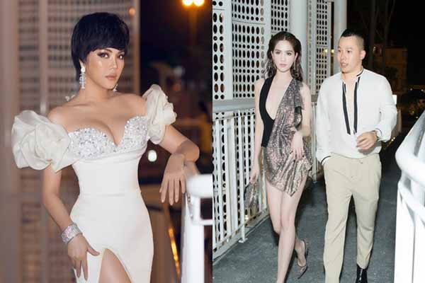 Lộ ảnh Ngọc Trinh – Lý Nhã Kỳ ngó lơ nhau khi chạm trán