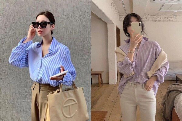 Sơ mi kẻ: item phù hợp nhất cho tiết trời mùa thu