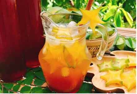 Tiết trời chuyển mùa hãy cùng làm món siro khế ngon tuyệt