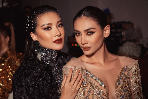 Á hậu Kim Duyên tự tin ‘đọ dáng’ cùng ‘đàn chị’ Võ Hoàng Yến