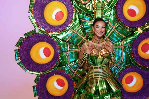Điểm độc đáo của trang phục ‘Ai tét hôngggg?’ được Kim Duyên mang đến Miss Universe 2021