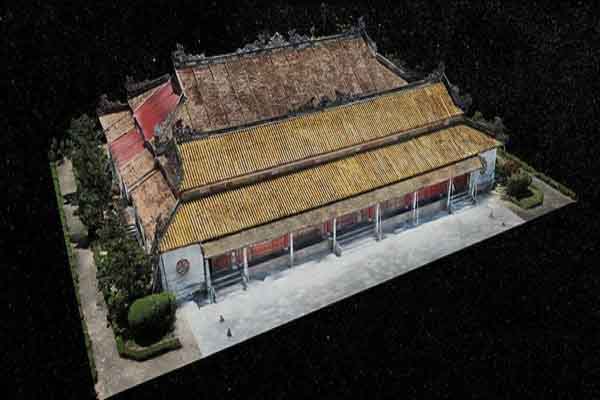 Số hóa 3D di tích điện Thái Hòa