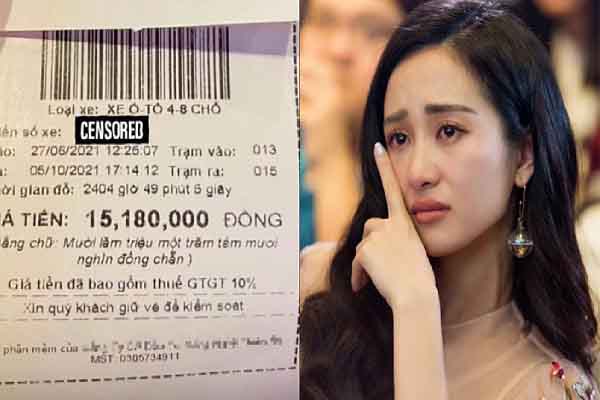 Jun Vũ ‘khóc hết nước mắt’ với hóa đơn hơn 15 triệu tiền gửi xe sân bay