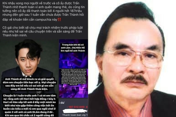 Chuyện hôm nay: Trấn Thành bị ‘bốc phốt’ quỵt tiền; NSƯT Hồng Đức qua đời