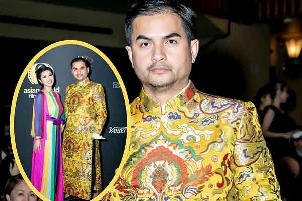 Đức Tiến diện áo dài 1.000 USD sánh đôi cùng Nguyễn Hồng Nhung