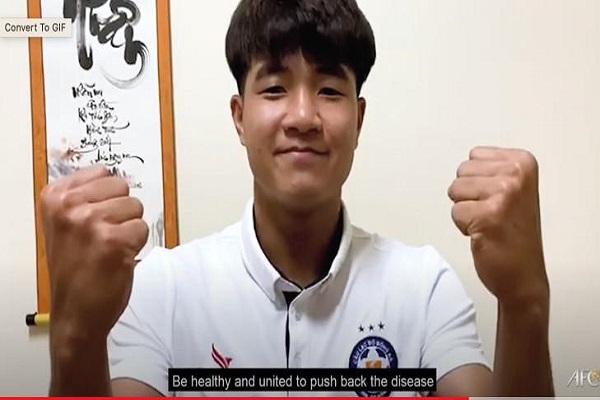 Hà Đức Chinh tham gia chiến dịch chống COVID-19 của AFC