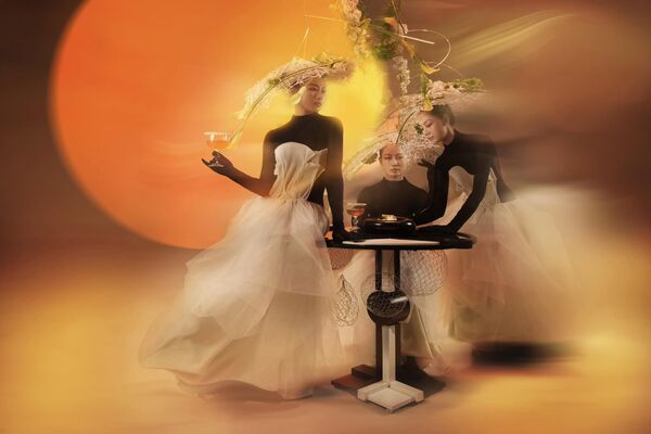 Sàn catwalk đẹp như mơ với những bộ trang phục hoa đến từ Đà Lạt