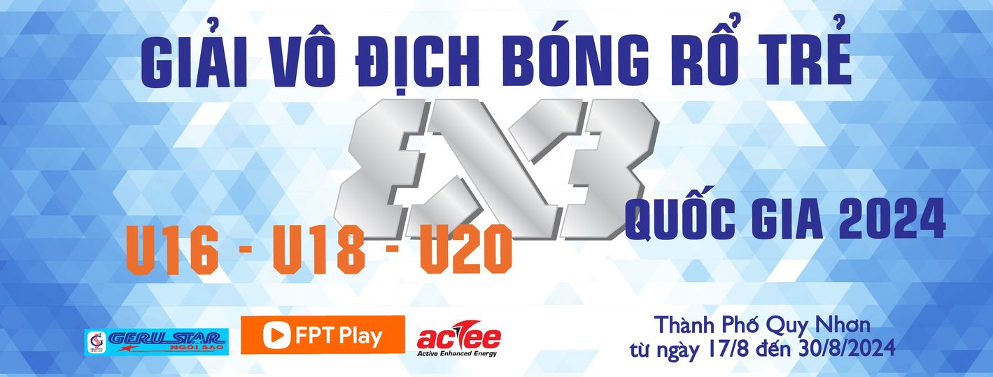 70 đội bóng tham gia Giải vô địch Bóng rổ trẻ 3×3 quốc gia năm 2024