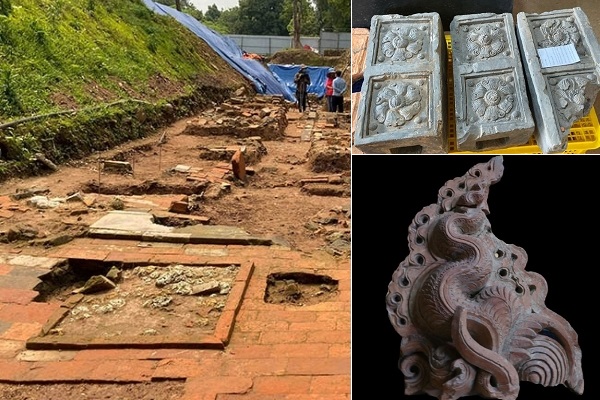 Hé lộ dấu tích ngự hoa viên ở Hoàng thành Thăng Long