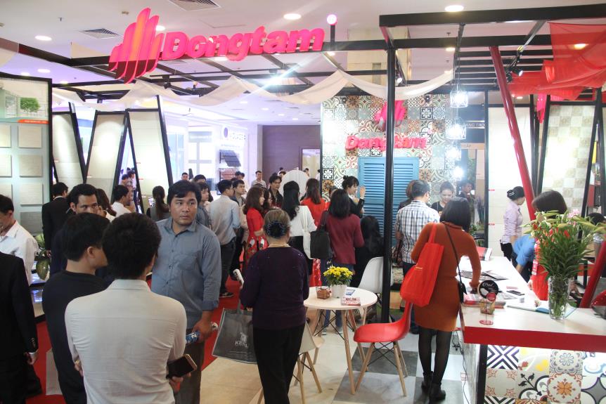 DÒNG SẢN PHẨM CAO CẤP CỦA ĐỒNG TÂM GROUP THU HÚT SỰ QUAN TÂM TẠI VIETBUILD HÀ NỘI 2018