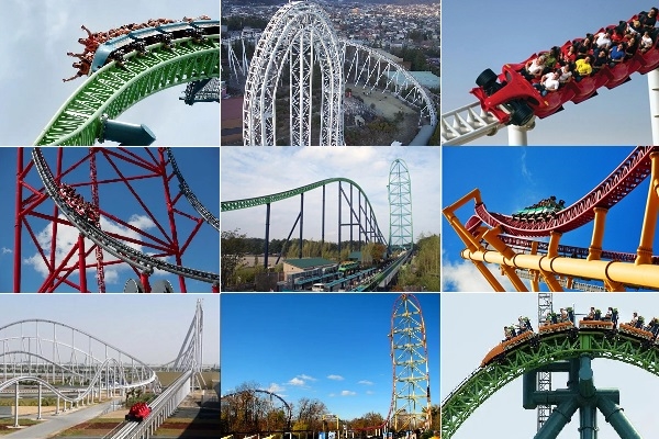 Chóng mặt với những tàu lượn siêu tốc ‘khủng’ nhất thế giới