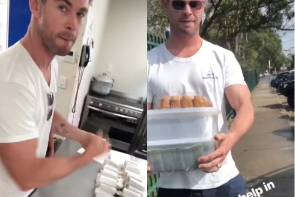 Ngôi sao bom tấn Avengers phục vụ trong nhà ăn ở trường của con