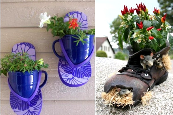 Không gì là bỏ đi (Kỳ 10): Những chiếc giày ‘nở hoa’