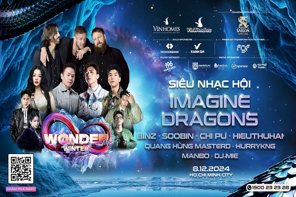 Hé lộ setlist của Imagine Dragons và những màn trình diễn đỉnh cao của sao Việt tại 8WONDER Winter