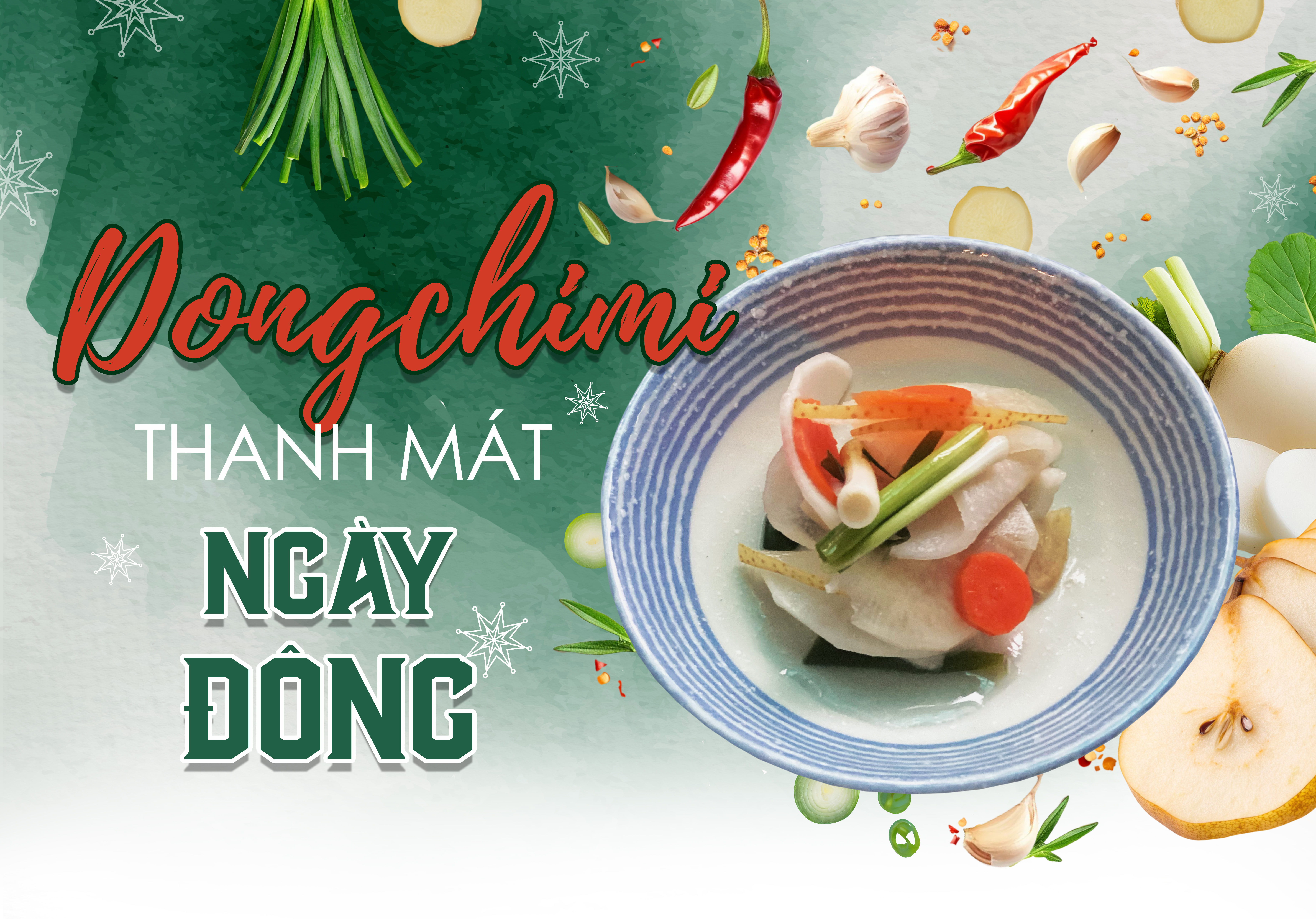Dongchimi: Thanh mát ngày đông