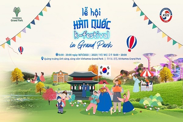 Vinhomes tổ chức sự kiện ‘K-Festival In Grand Park’ với nhiều hoạt động độc đáo