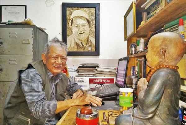 Nhà văn Mạc Can nghiêm chỉnh chấp hành ở nhà vì dịch COVID-19 và miệt mài sáng tác