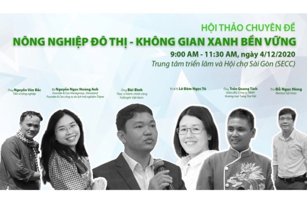 Đăng ký tham gia Hội thảo chuyên đề: “Nông nghiệp đô thị – Không gian xanh bền vững”