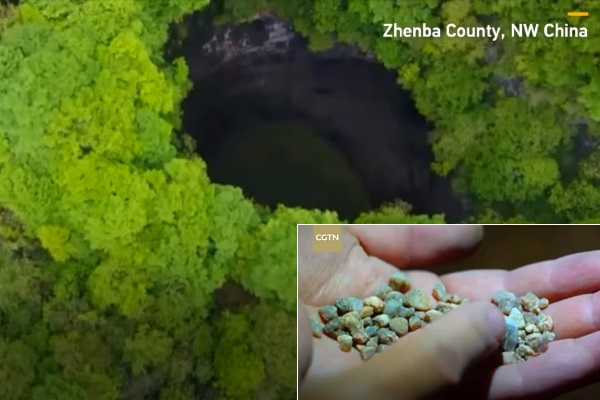 Tìm thấy hóa thạch sinh vật cổ trong cụm hố sụt lớn nhất thế giới