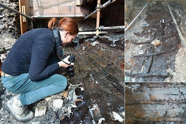 Phát hiện thuyền khâu thủ công La Mã 2.000 năm tuổi 