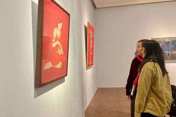 Triển lãm giao lưu giữa hai trường mỹ thuật ở Hà Nội và TP. Hồ Chí Minh
