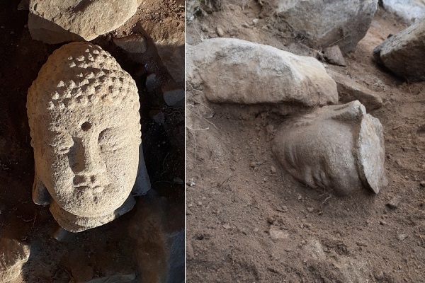 Phát hiện đầu tượng Phật hơn 1.000 năm