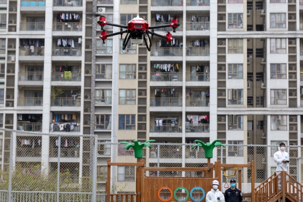 Giao hàng y tế bằng drone, biện pháp tối ưu phòng ngừa Covid-19