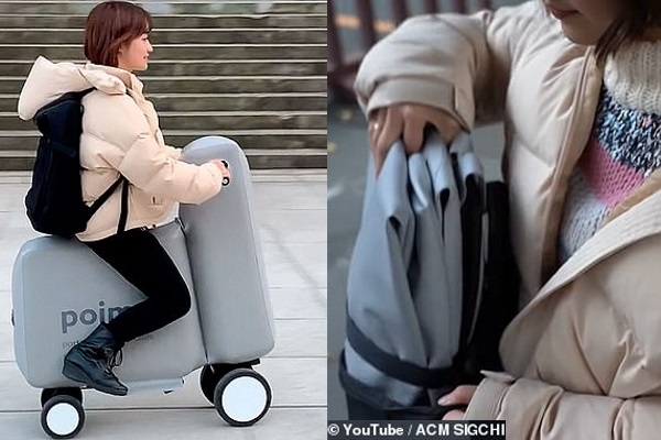 Chiếc xe đạp điện có thể nằm gọn trong… ba lô